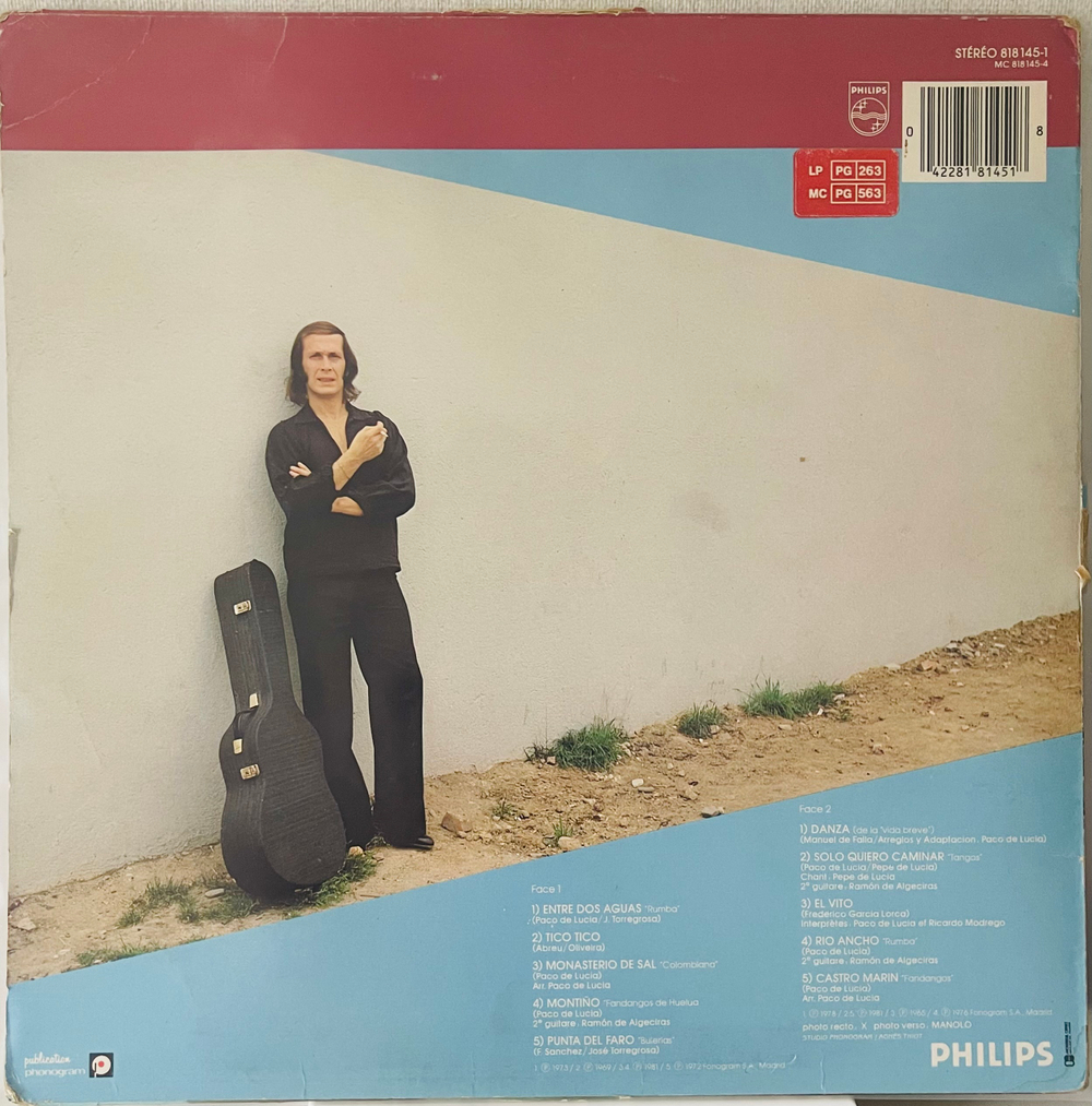 Paco De Lucia - La Fabulosa Guitarra De Paco De Lucia