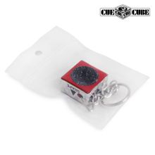 Брелок-инструмент для обработки наклейки Cue Cube красный