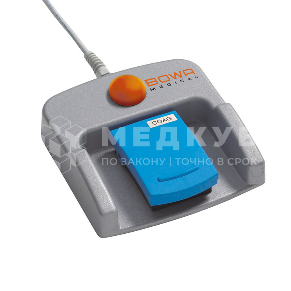 Однопедальный ножной переключатель с кнопкой для аппаратов BOWA ARC, ARC 400/350, ARC 250/303 кабель 4 м