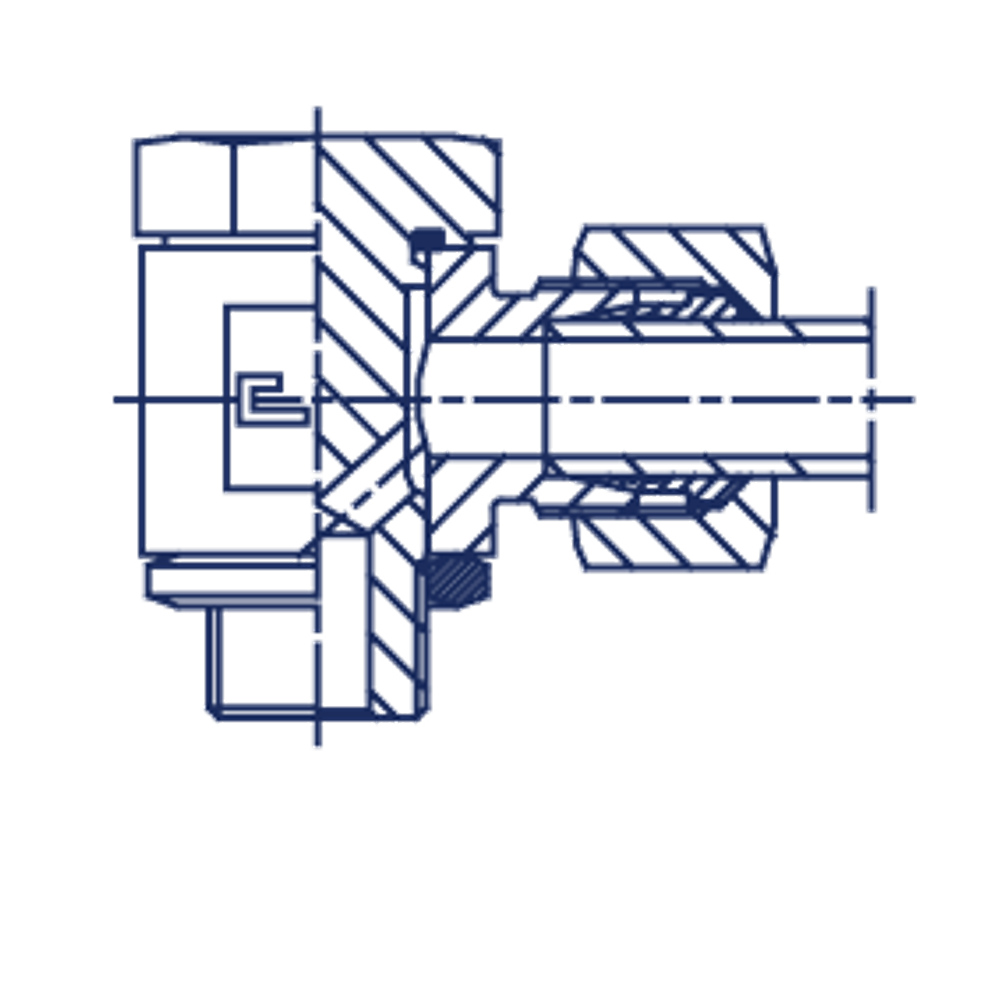 Соединение JE DL22 BSP 3/4" (в сборе)