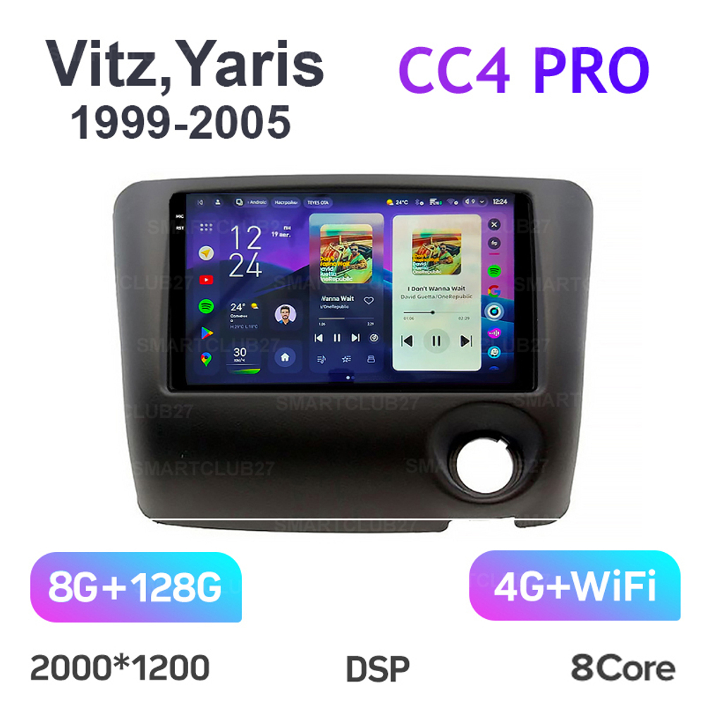 Teyes CC4 Pro 9" для Toyota Vitz, Yaris 1999-2005