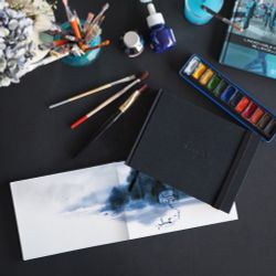 Альбом для акварели Rhodia Touch в твердой обложке A6 (116136C) 3