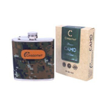 Фляжка "Следопыт" в оплетке из oxford camo pixel 240 мл.