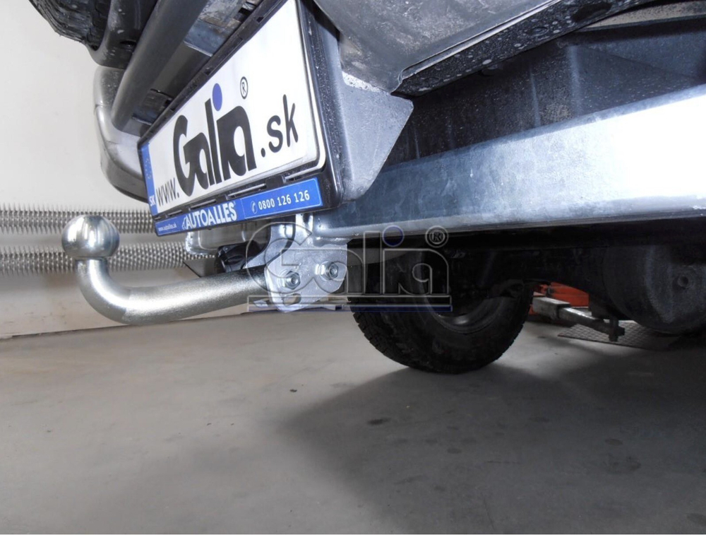 Фаркоп оцинкованный Galia N027A для Ford Maverick 1993-2000, Nissan Terrano 1993-2002(паспорт и сертификат в комплекте)(без электрики)