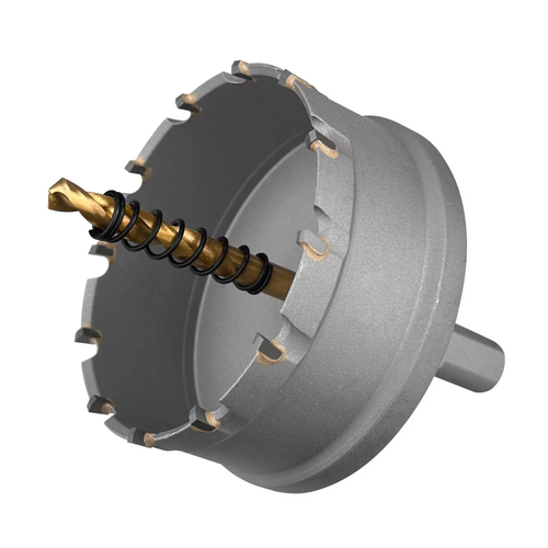 Коронка по мет. д73мм твердосплавная с центр. сверл. Вертекс