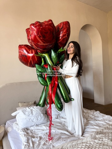 Букет фольгированных роз