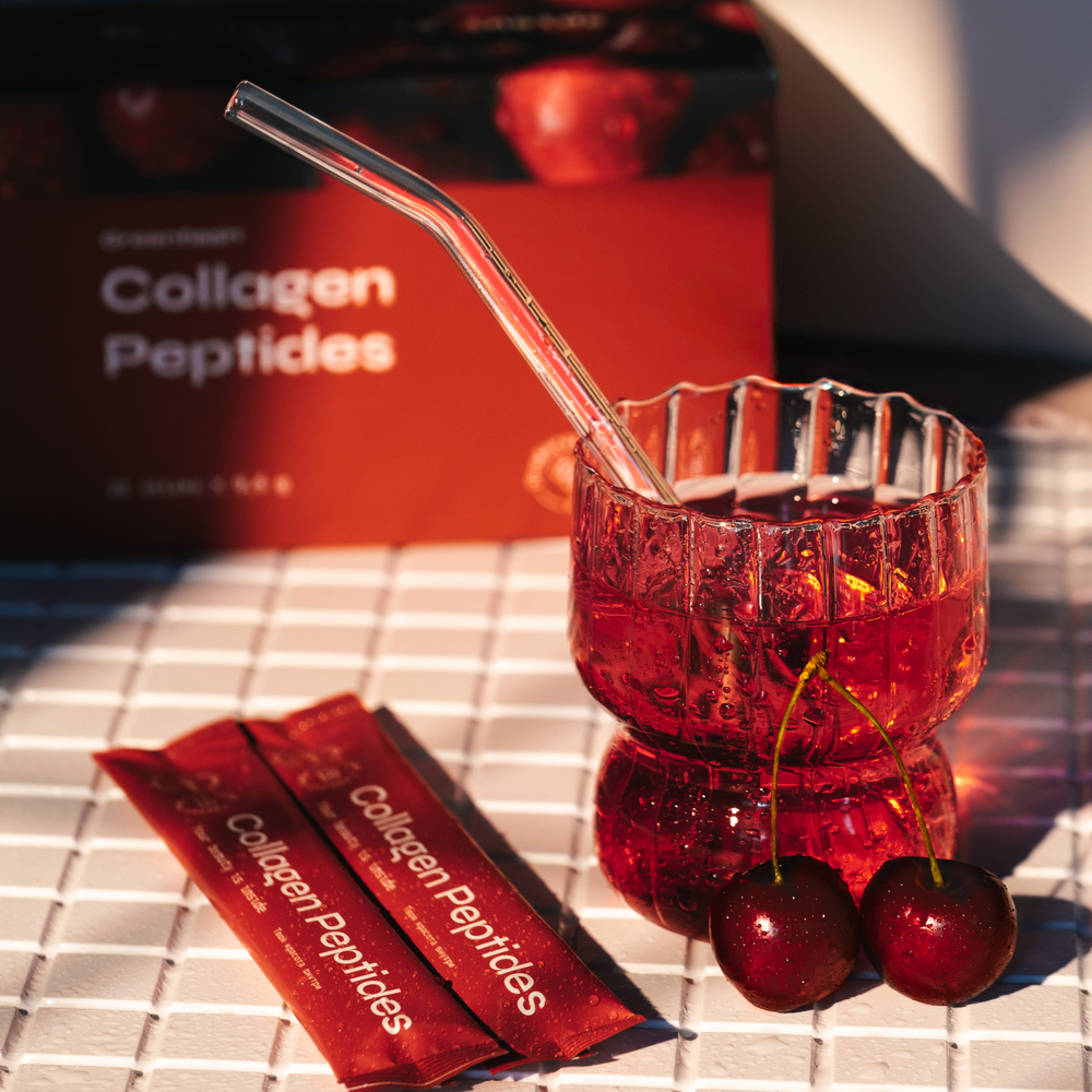 Collagen Peptides — Коллаген Пептидс со вкусом вишни, 20 стиков по 9,5 г