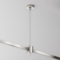 Подвес тросовый Hang с прямым коннектором питания платина Maytoni   TRA157SW-IPC1-PT