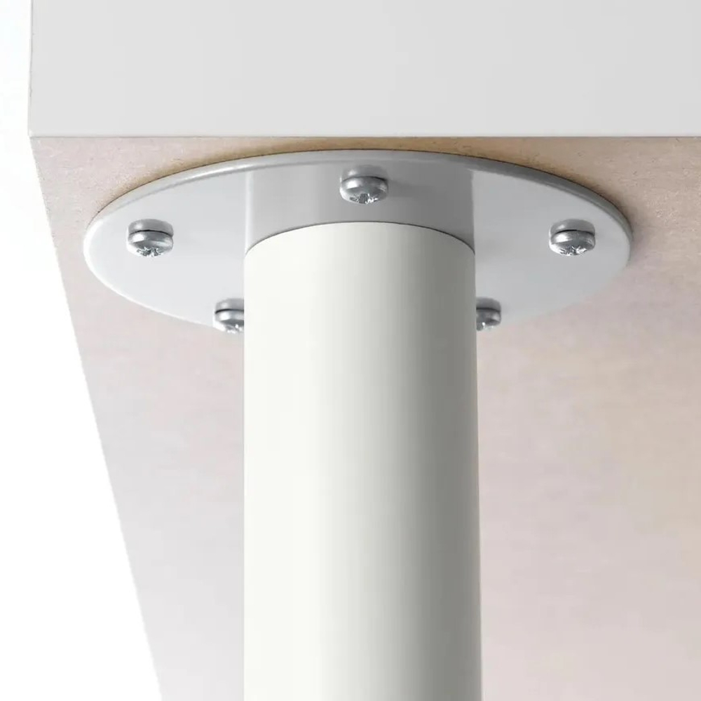 Ножка металлическая "Bordsben" для стола, 70 см, белый