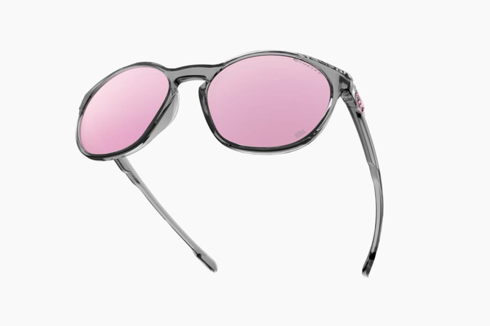 Спортивные очки Demetz Gain / Crystal Grey Grey Polarized with Turquoise/Pink Mirror Cat.3