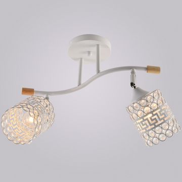 01588-0.3-02 WH+CR+WOOD светильник потолочный