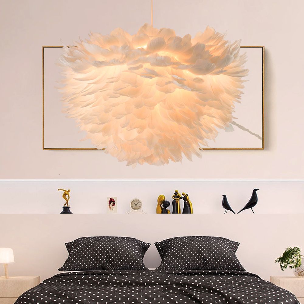 Люстра Feathers D70 White By Imperiumloft