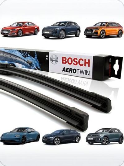 Щетки стеклоочистителя BOSCH для AUDI A8, Q8, e-tron / JAGUAR I-Pace / PORSCHE Taycan / SSANGYONG Rexton / VW T-Roc