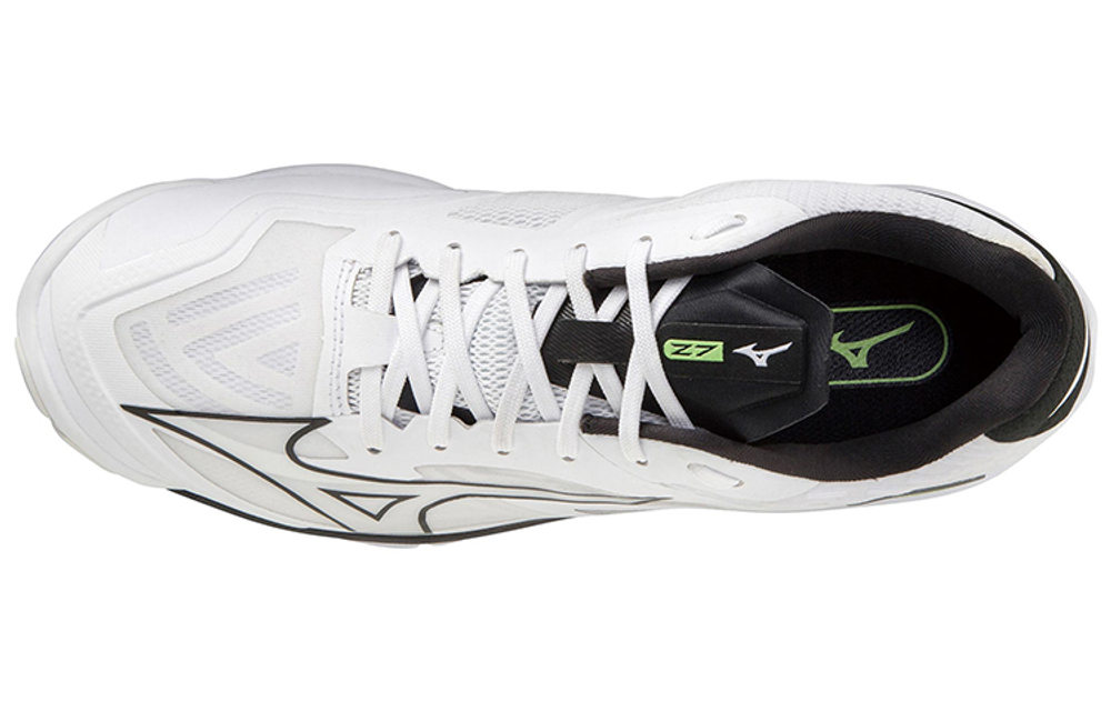 Mizuno Wave Lightning Z7 Synthetic Fiber Low top Volleyball Shoes Unisex White