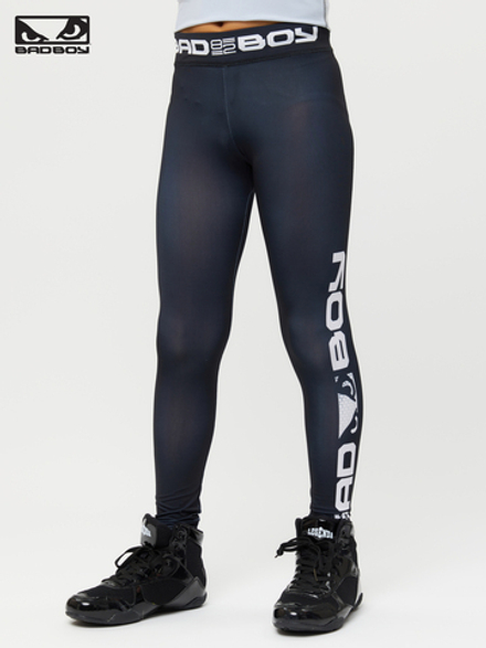 Детские Компрессионные штаны Bad Boy Origin New Spats черный/белый