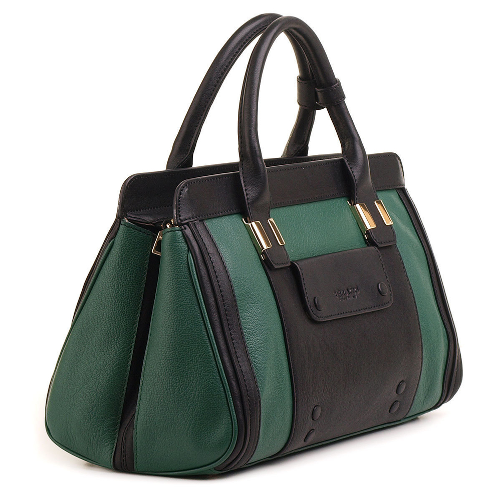 900/10 BG кожа зел. /чер. (сумка жен.)