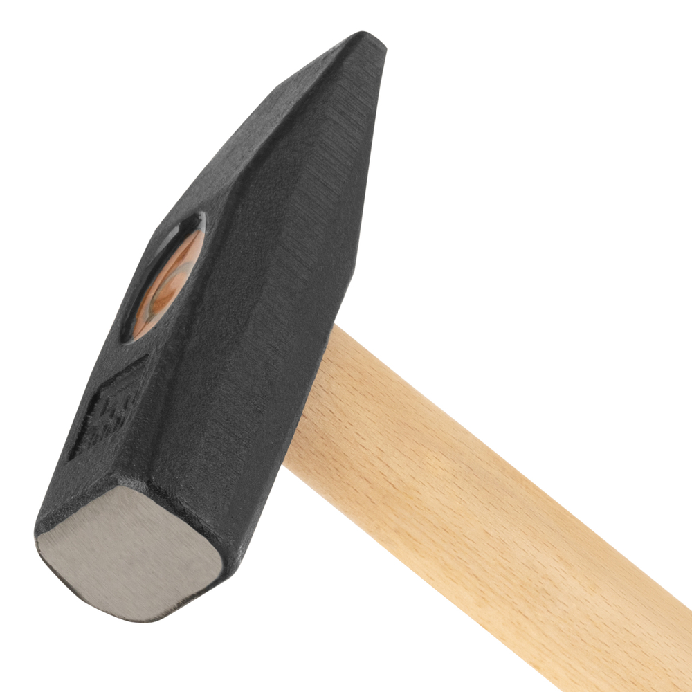 Молоток слесарный, 800 г, квадратный боек, деревянная рукоятка// Сибртех