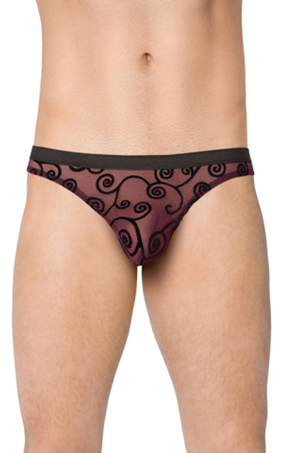 Трусы мужские с узором SoftLine фиолетовые L