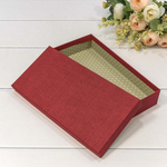 Коробка Ювелирная 24х12х4 см (Красный)