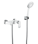 Смеситель для ванны GZ22032-F однорычажный, белый/хром