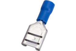 Плоская изолированная клемма REXANT, гнездо 9 мм, 1.5-2.5 кв.мм, 100 шт 08-0434