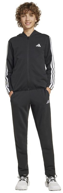 Детский теннисный костюм Adidas Kids 3-stripes French Terry - Black