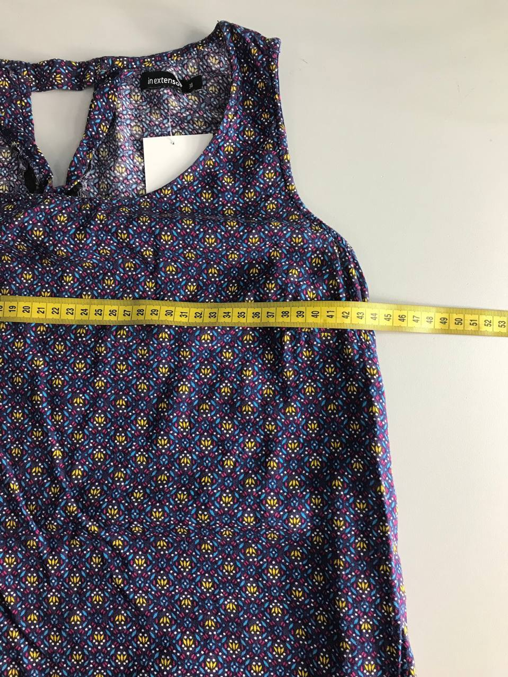 Топ In extenso цветочный, маркировка 38, визуально на 44 размер