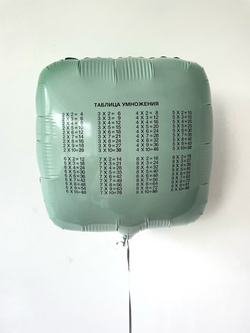 Шар-квадрат, фольга, 18"/46 см, "Тетрадь" (Веселая затея), инд. уп.