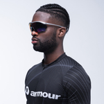 Спортивные очки с диоптриями 720armour RiderB7 / Matte Silver / Red Lens