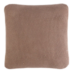 Подушка декоративная из стираного хлопка цвета мокко из коллекции essential, 45х45 см