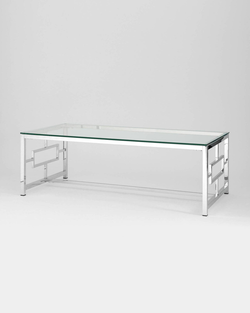 Журнальный стол 120*60 БРУКЛИН серебро