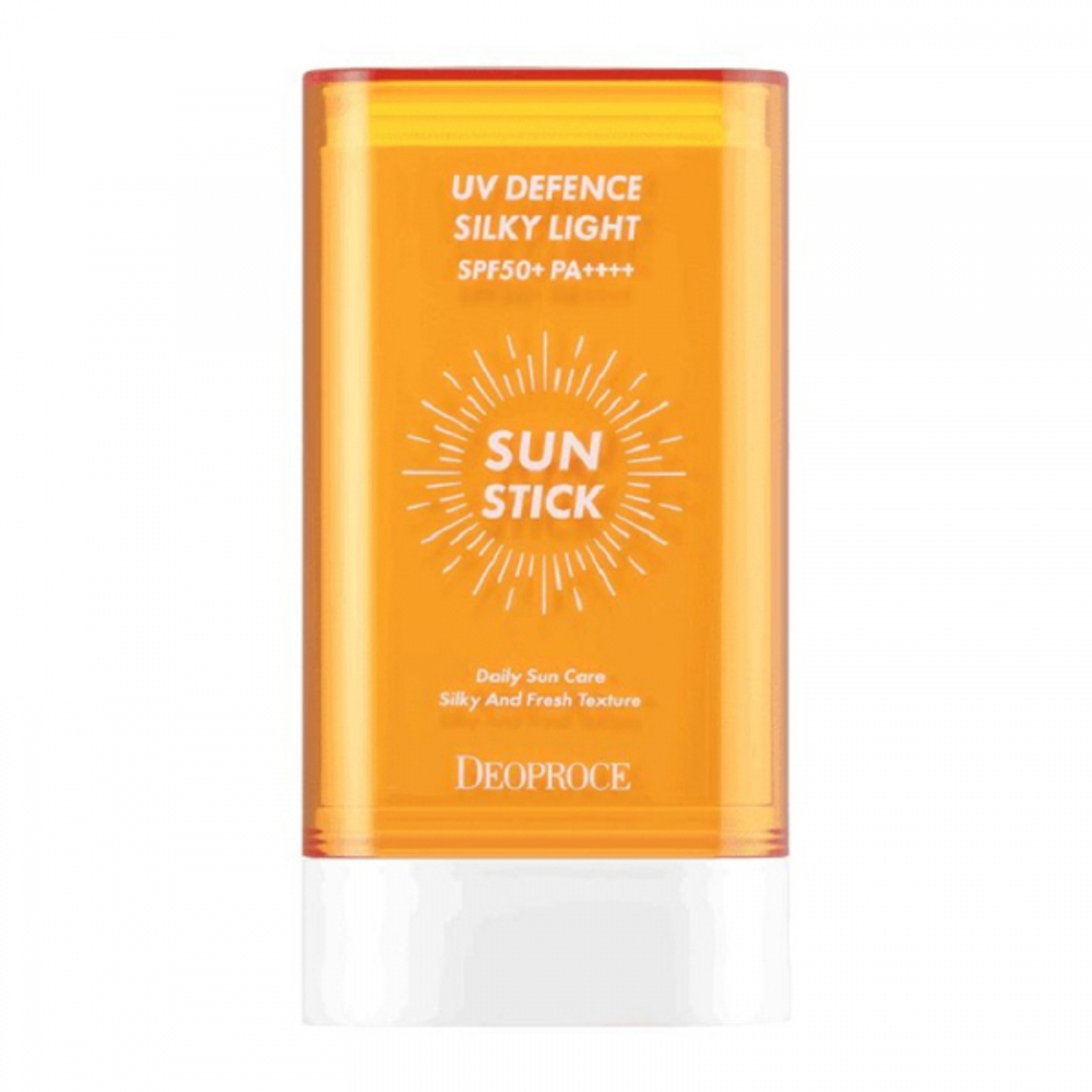 [Deoproce] UV Defence Silky Light Sun Stick SPF50+ PA++++ - Солнцезащитный стик с облегчённой формулой, 19 гр