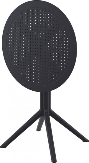 Стол пластиковый складной Sky Folding Table Ø60 черный