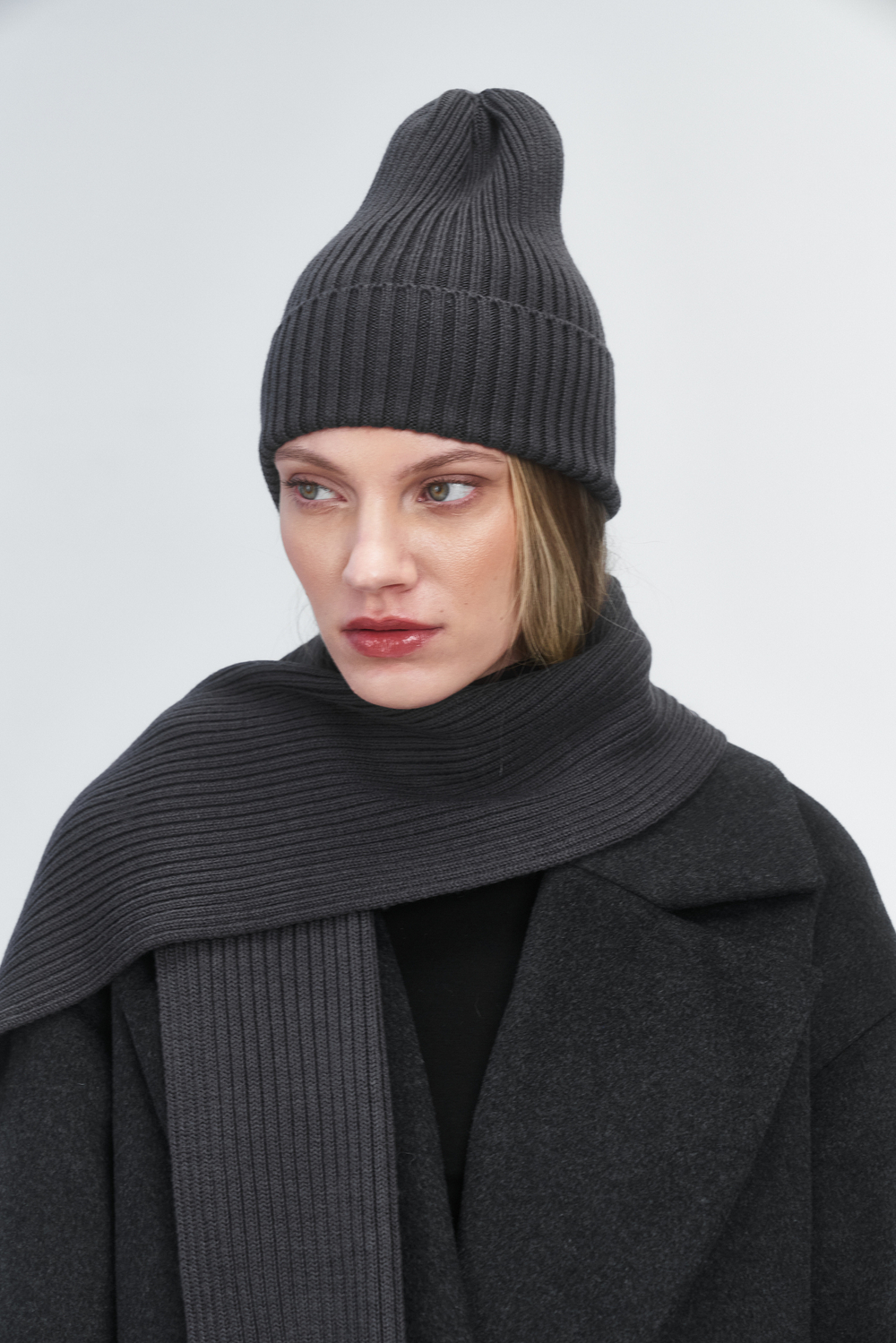 Шарф из шерсти мериноса