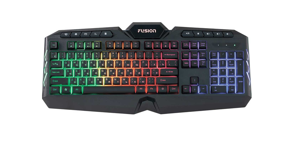 Клавиатура игровая проводная Fusion GK-628 RGB