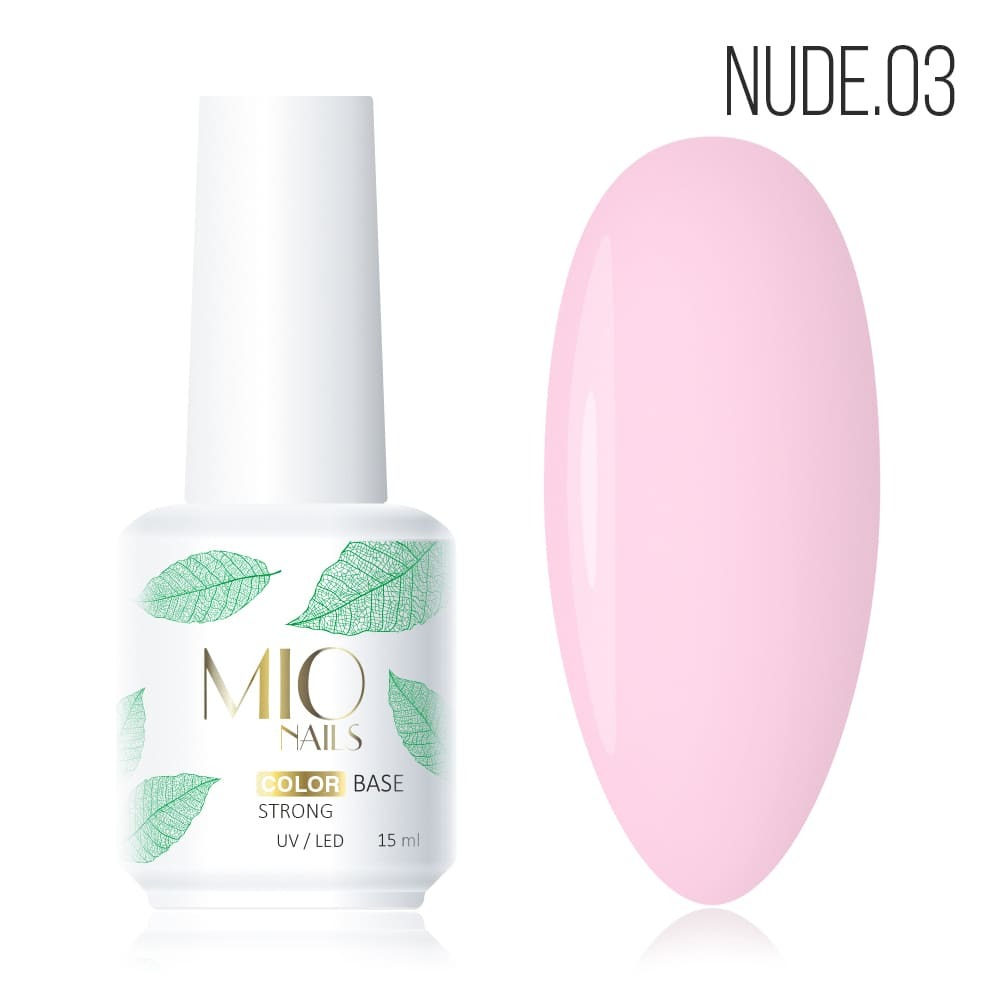 Камуфлирующая База MIO NAILS COLOR "NUDE" № 03, 15мл.