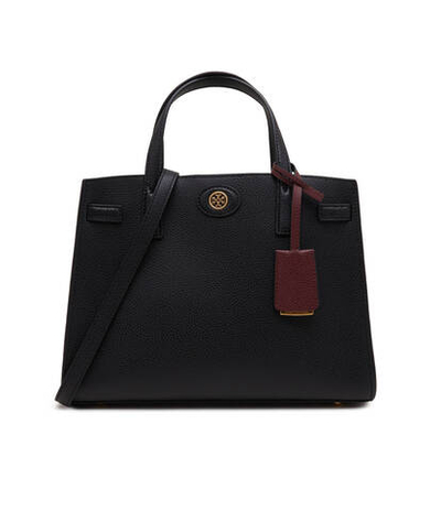 Кожаная сумка-трапеция Robinson TORY BURCH - черный(143194)