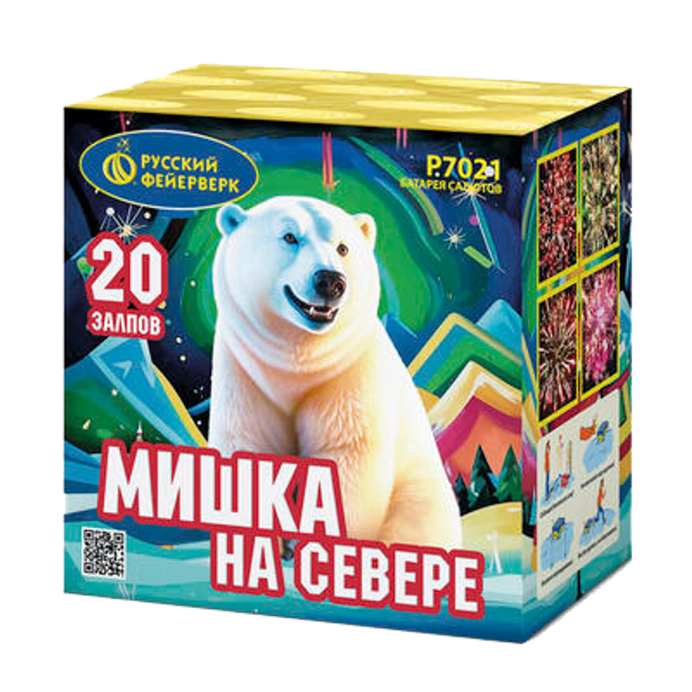 Салют "Мишка на севере" 20 залпов