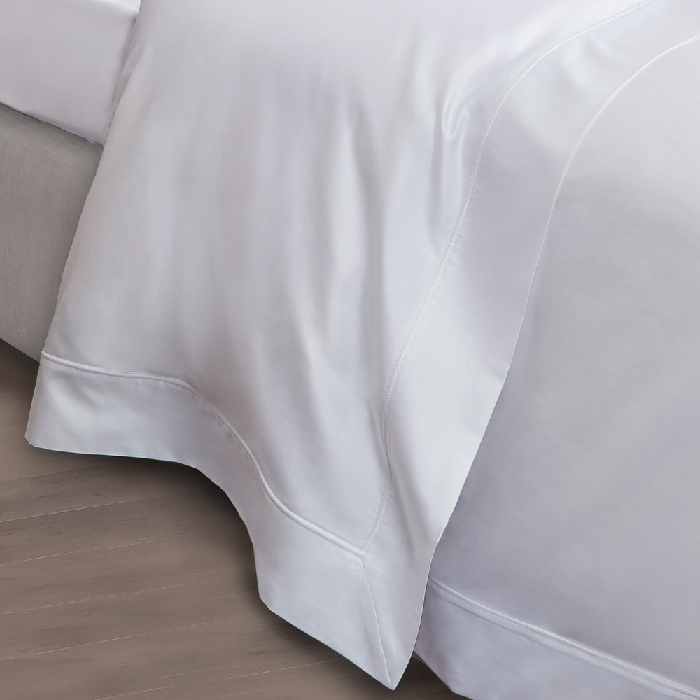 Постельное белье cемейное Сlaire Batiste Frau Smeraldo белое