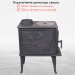 Печь-камин LOKI Hunter