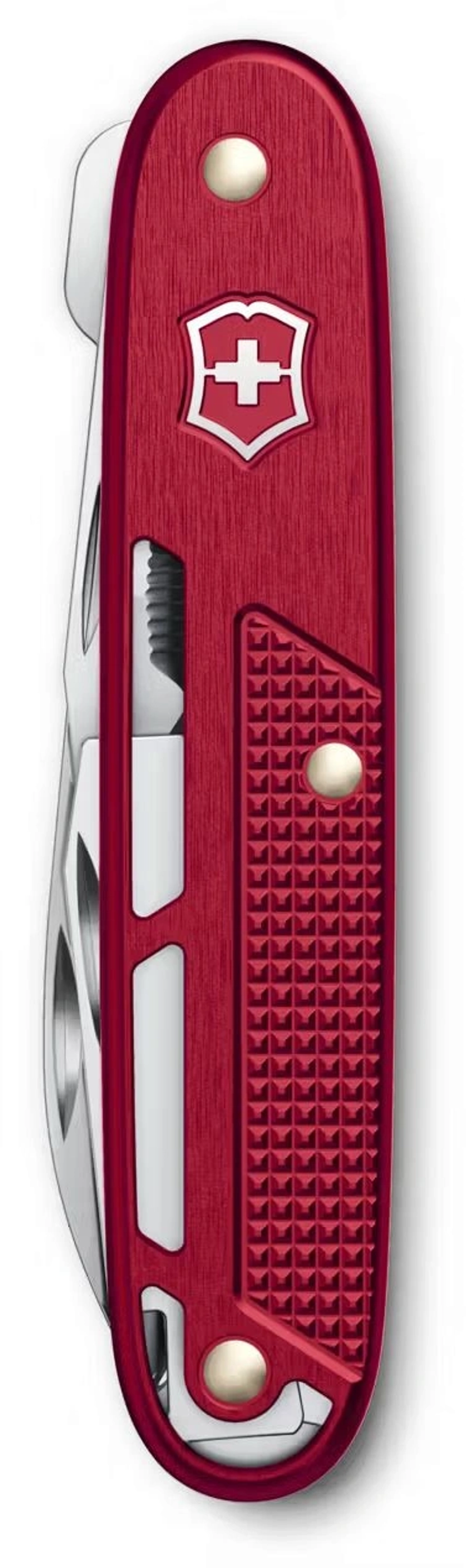 Нож Victorinox Synergy Alox, 93 мм, 9 функций, красный, картонная коробка