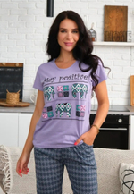 Пижама х/б бриджи+футболка УБФ0010