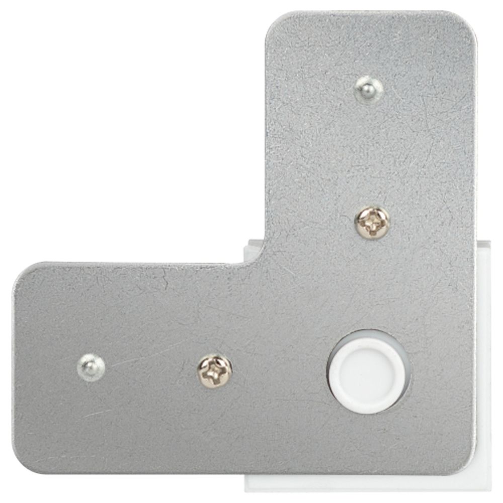 Коннектор ЭРА TR-1PA-LС-WH L-образный для однофазного шинопровода белый | Однофазный шинопровод и аксессуары