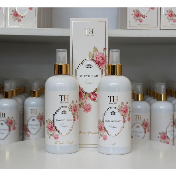 Набор полотенец  Violetta 3 пр +ароматизатор  TIVOLYO HOME Турция