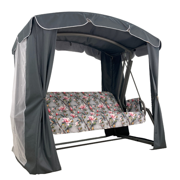Садовые качели Райский Сад серый