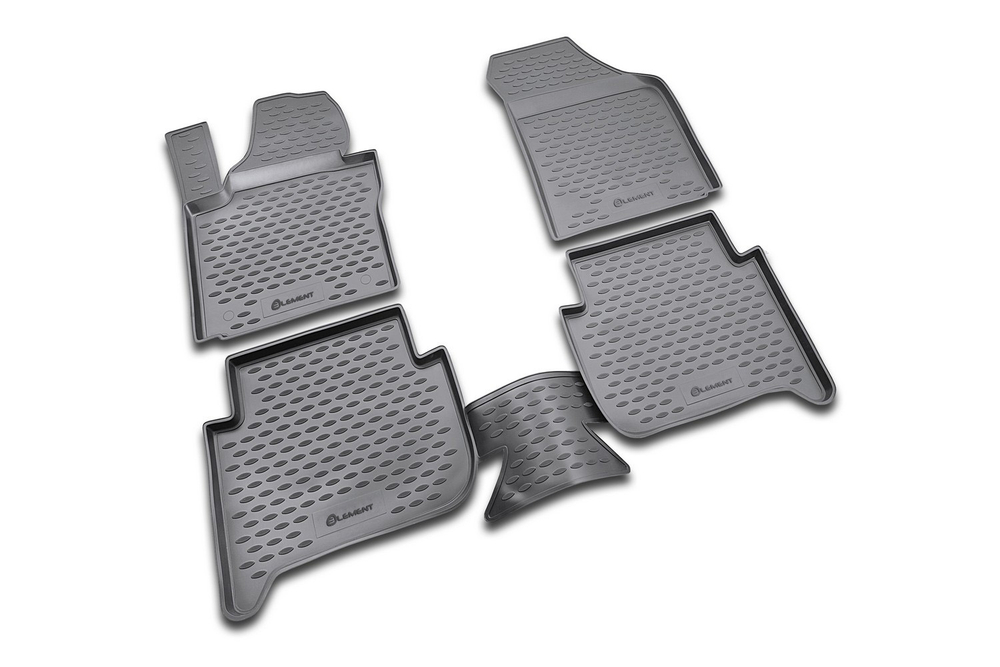 Коврики в салон для VW Touran (I) 2003-2010, (II) 2010-2015, 4 шт., 5 мест. (полиуретан) NLC.51.10.210K