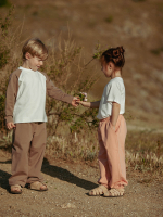 Свитшот с рукавом реглан Mjölk Экрю/Cocoa