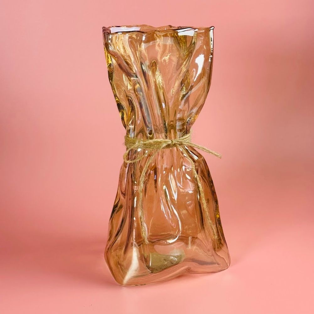 Lenardi 200-148 Декоративная ваза для цветов 30см в под.уп.(х6)Стекло