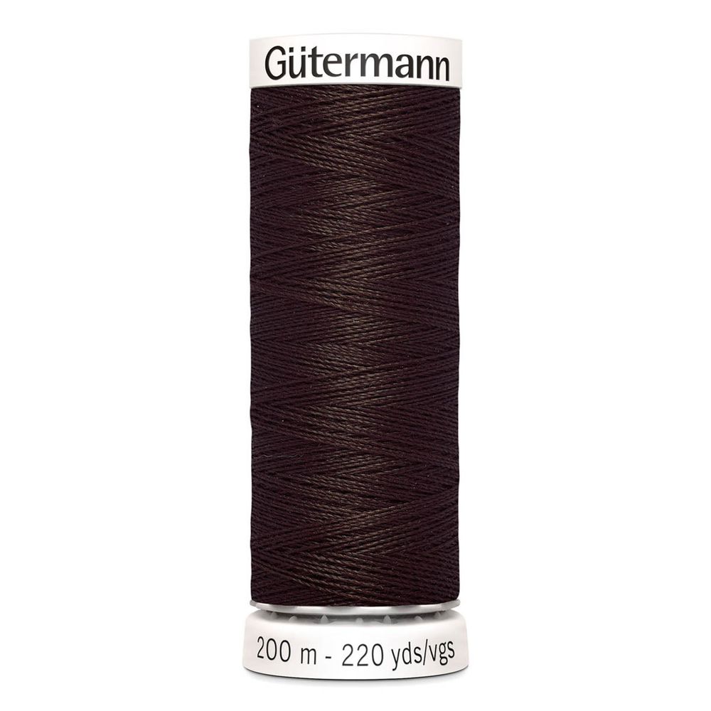 Нитки универсальные Gutermann Sew-all 100 (200 метров), 5 кат. | 696 т.шоколад