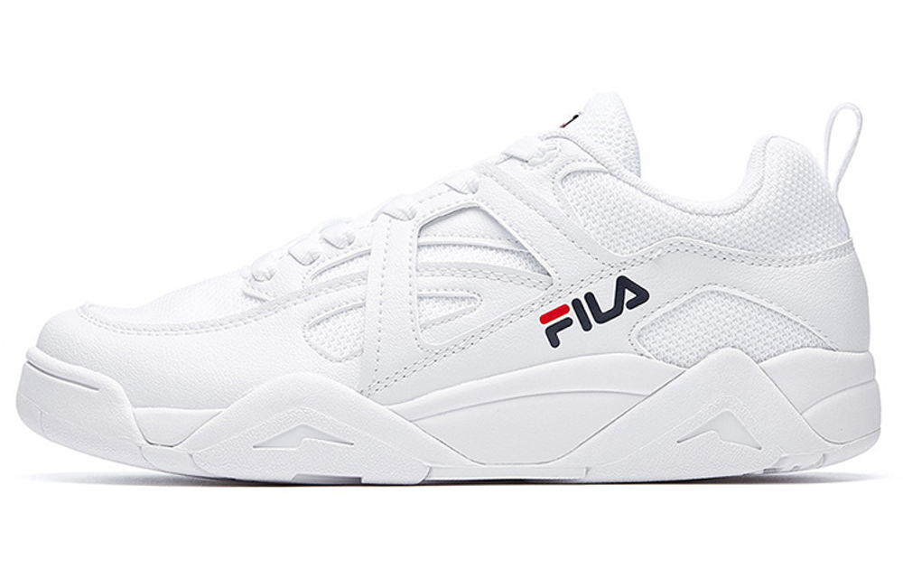 FILA Cage Knit Low Low Tops White